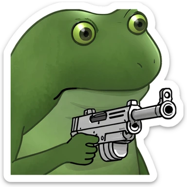 automated rifle  sticker