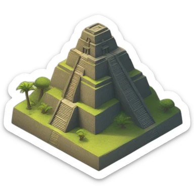Machupichu sun temple sticker