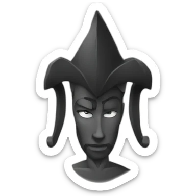 fleche noire a droite fond blanc sticker