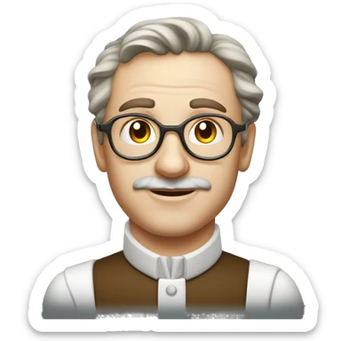 Swiss chemist of the 20th century 40 years old sticker