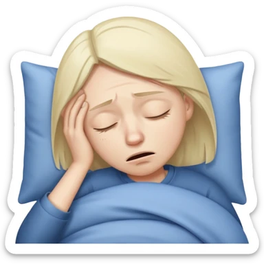 Sleep problems sticker