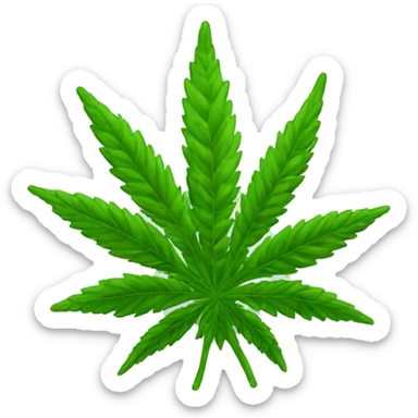 Marijuana nug sticker