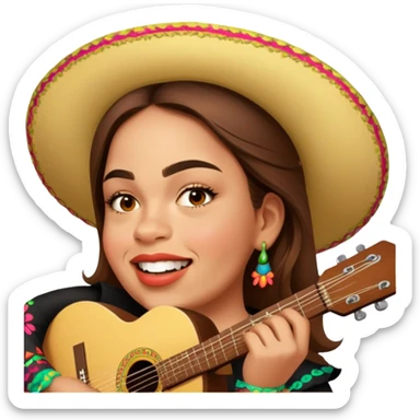 Mariachi Musician sticker