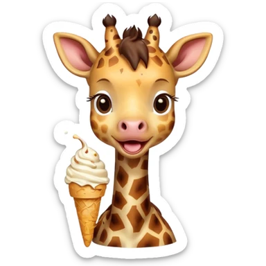 Giraffe with Ice Creams
Baby giraffe with melting ice cream


 sticker