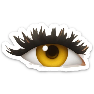 LASHES EMOJO sticker