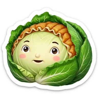 Cabbage roll sticker