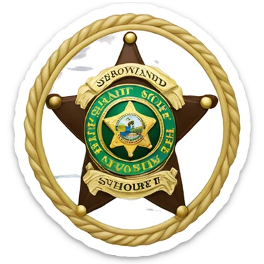 Broward Sheriff badge sticker