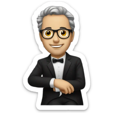 french pianist sticker