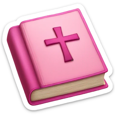 Pink bible sticker
