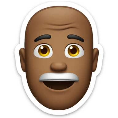 Man in disbelief  sticker