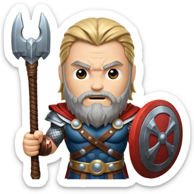 god of war thor sticker