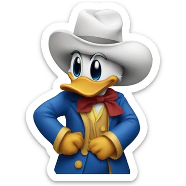 Donald duck sticker