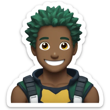 MY hero academia hawks smile sticker