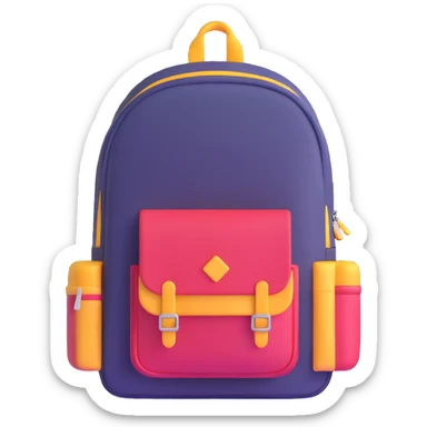 school backpack sticker