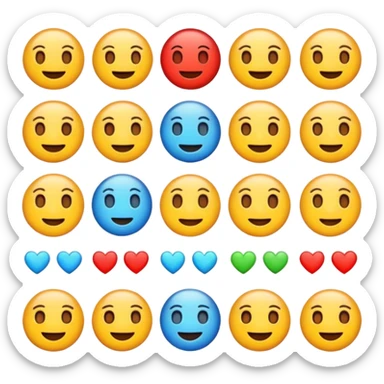 emoji de six seven sticker