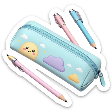 Estuche con cremallera sueño sticker