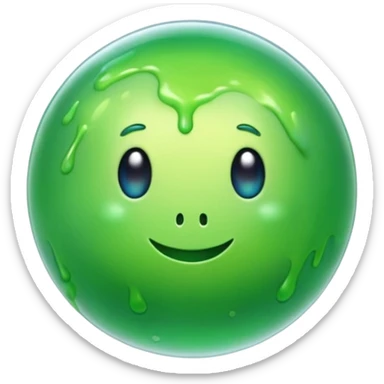 Slime petit en sphère sticker