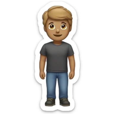 Gabe Duncan with a gay pride flag sticker