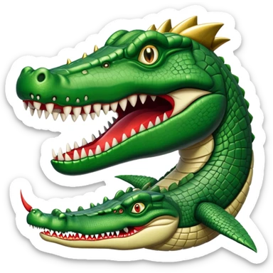 A bomber with a crocodile's head instead of a cockpit sticker