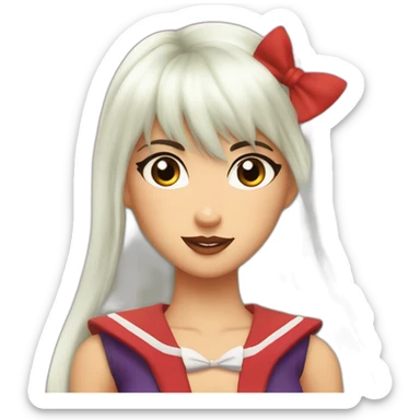 Stella from Winx Club as Sailor Mars sticker