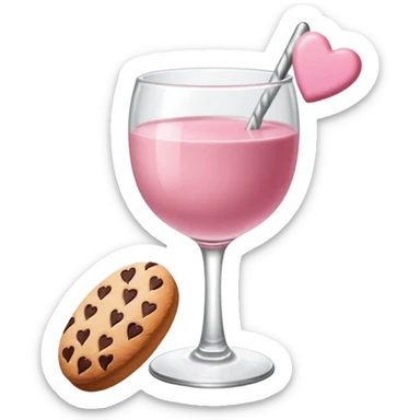 Natale rosa, biscotti estetico  sticker