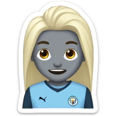 vampire with a Manchester City shirt sticker