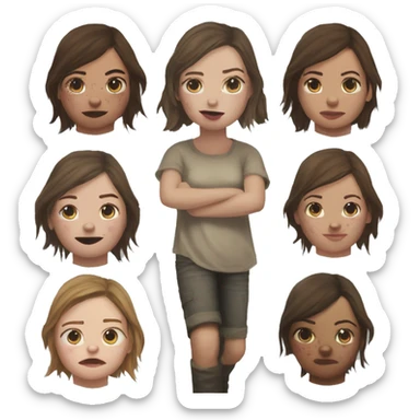 Ellie Williams the last of us Santa Barbara  sticker