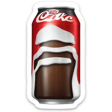 Diet Coke bottle with giant muscles sticker