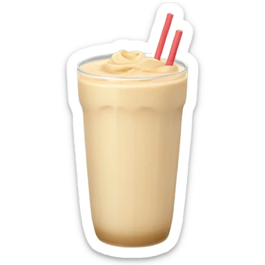Beige smoothie sticker