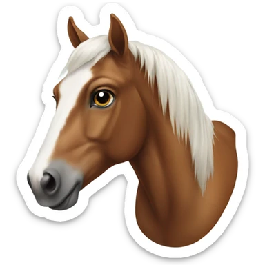 Pinto horse sticker