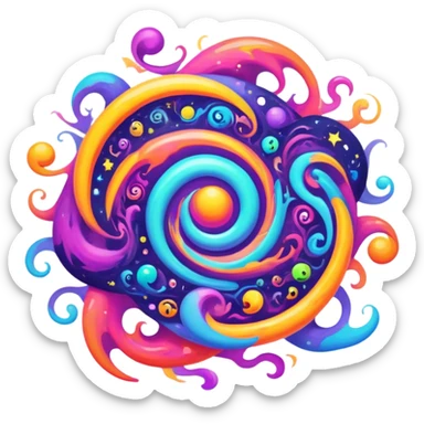 Psychedelic Cosmic Horror  sticker
