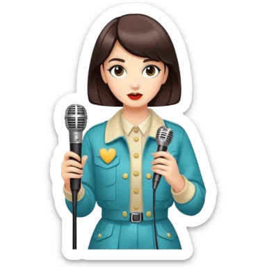 TV Girl indie pop band with retro aesthetic sticker