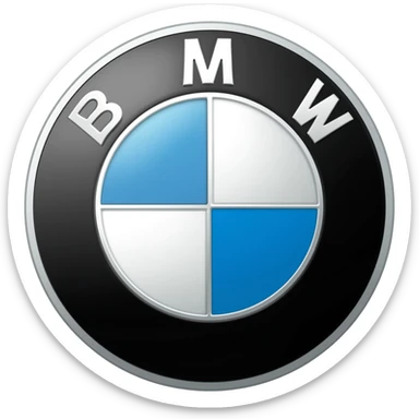 bmw logo sticker