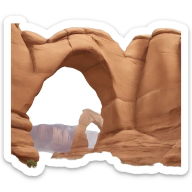 utah arches  sticker