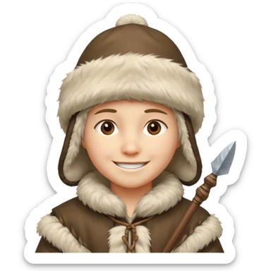 eskimo hunting emoji sticker