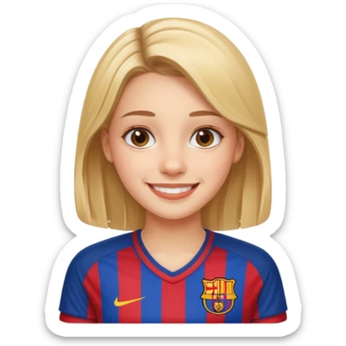 Barca niña sticker
