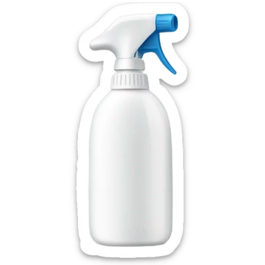 cleaning product white sticker