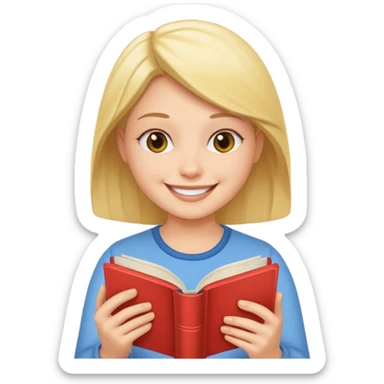 reading smutty book sticker