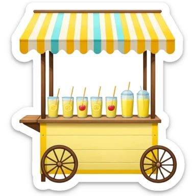 basic lemonade stall sticker
