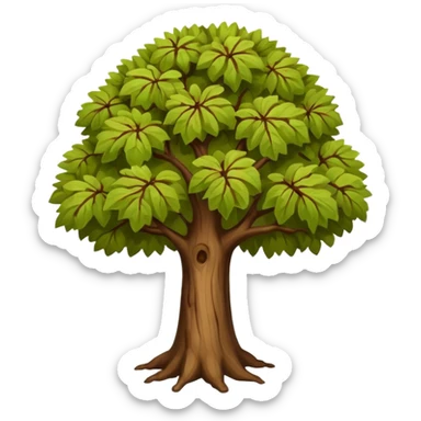 walnut tree sticker