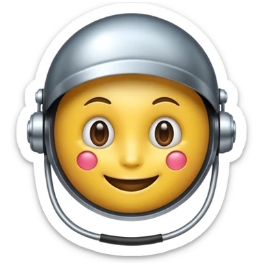 Generate a realistic emoji of AI learning something sticker