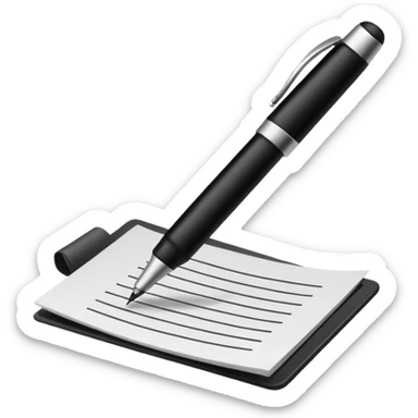 I want an emoji about prompt writing for ai sticker