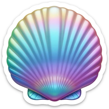 pearl shell sticker
