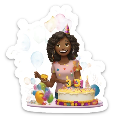 31 birthday  sticker
