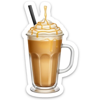 Ice latte honey salt non whipping  sticker