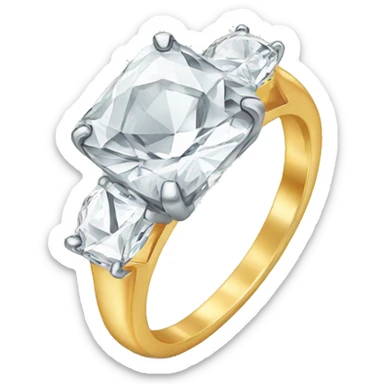Diamond ring sticker