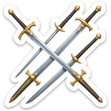 CREA UN ARSENAL DE ARMAS PERO QUE TENGA ESPADAS, CUCHILLOS Y ARCOS Y LANZA sticker