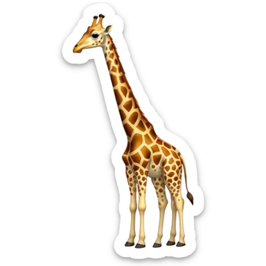 Girafe multicolore  sticker