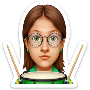 Festive Drummer sticker