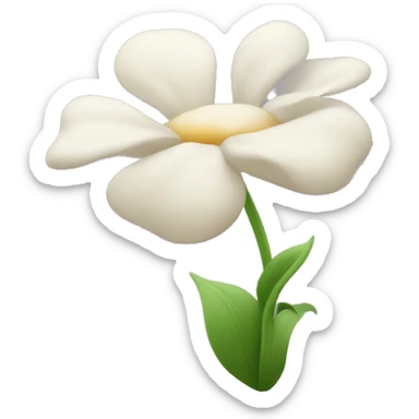 flower smelling sticker